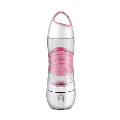 WBP0044 Smart Water Bottle with Mist Sprayer, SOS Lamp, LED Light and Drinking Reminder - 400ml