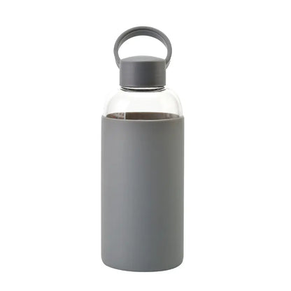 Borosilicate Glass Bottle with Silicone Sleeve, 700ml - WBG0001