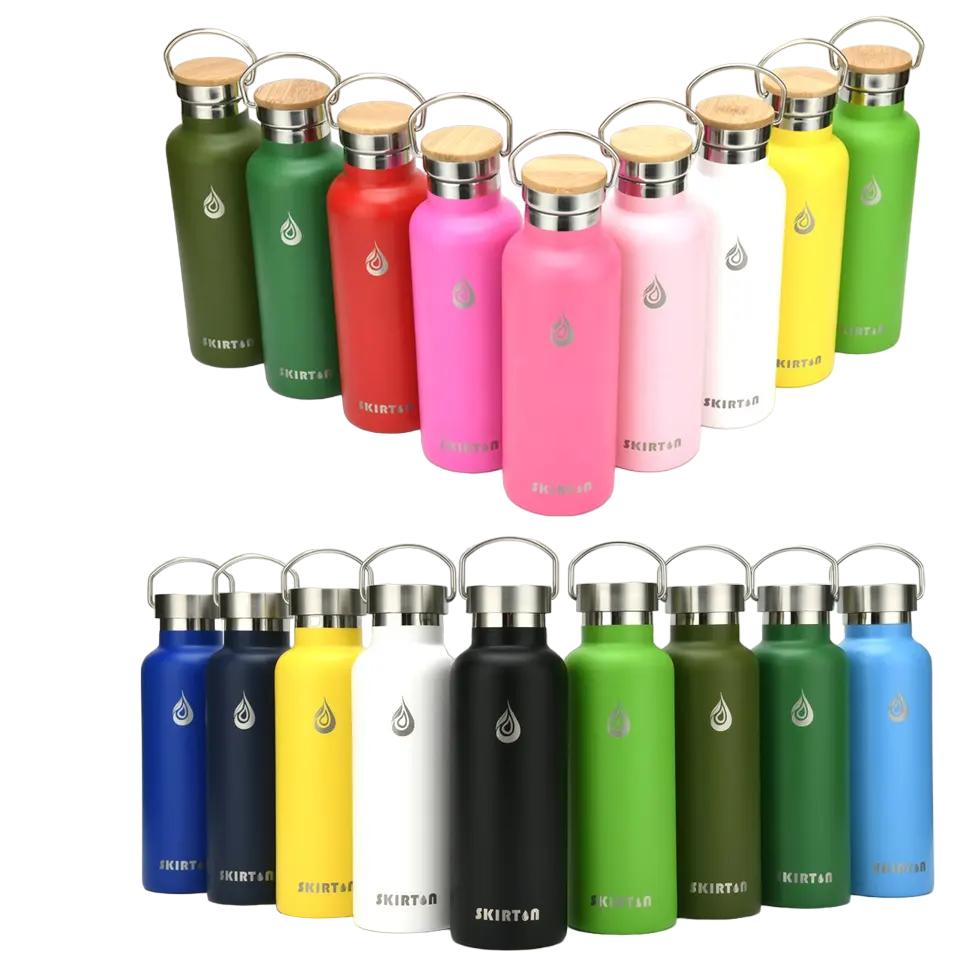 WBS0002 Stainless Steel Vacuum Insulated Flask Thermos - 12oz, 17oz, 22oz, 26oz, and 32oz -