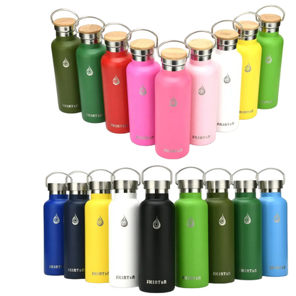 WBS0002 Stainless Steel Vacuum Insulated Flask Thermos - 12oz, 17oz, 22oz, 26oz, and 32oz -