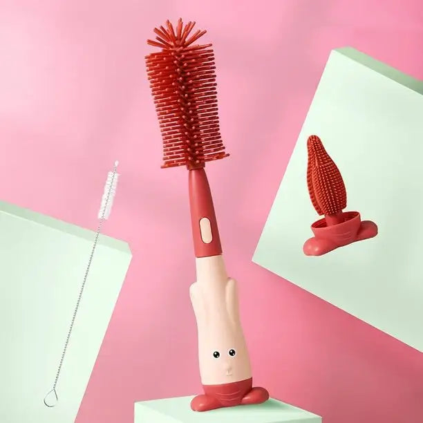 CBM0009 Silicone and PP Bottle Cleaning Brush