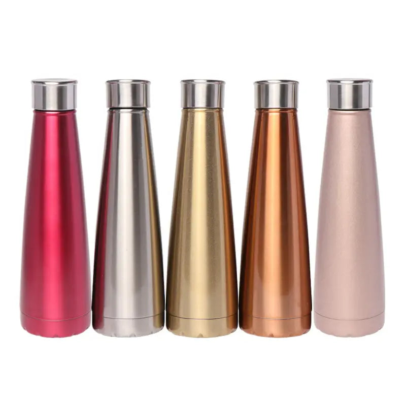 WBS0030 Stainless Steel Cola Shape Vacuum Insulated Bottle for Sports - 500ml