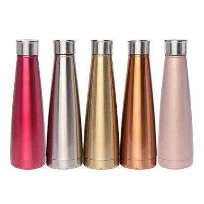 WBS0030 Stainless Steel Cola Shape Vacuum Insulated Bottle for Sports - 500ml