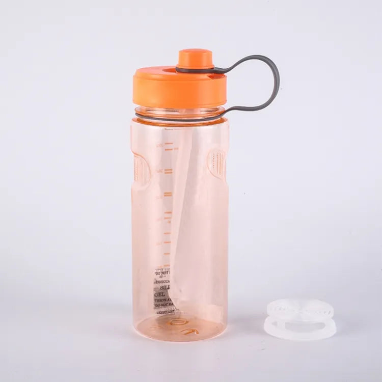 Motivational Plastic Bottle with Straw for Sports Gym, 1L (32oz) - WBP0015