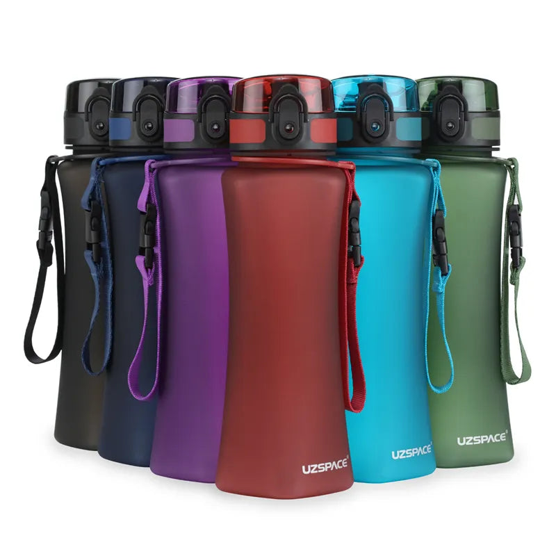 UZSPACE Sport Water Bottle - BPA-Free Portable Plastic Tritan Bottle, 500ml - WBP0025