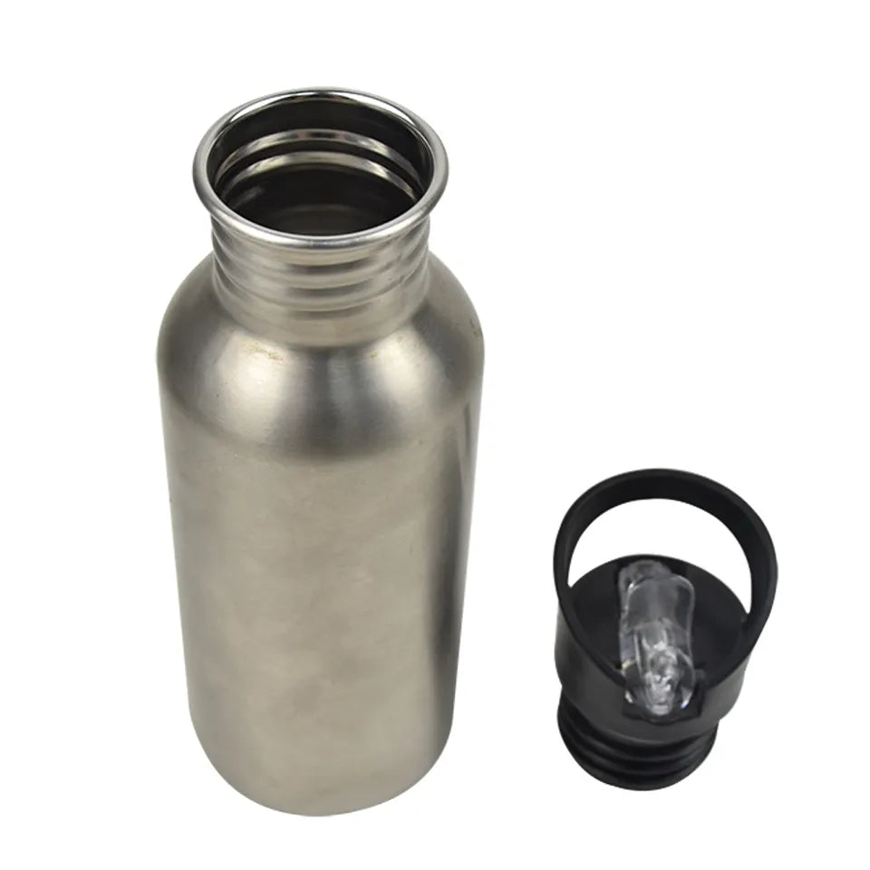 Stainless Steel Double Wall Vacuum Flask - Portable Travel Bottle with Straw and Handle, 750ml - WBS0028