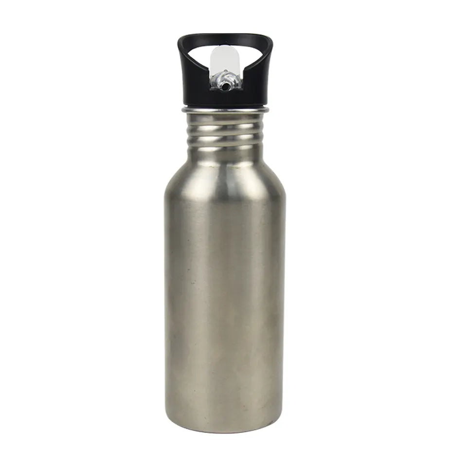 Stainless Steel Double Wall Vacuum Flask - Portable Travel Bottle with Straw and Handle, 750ml - WBS0028