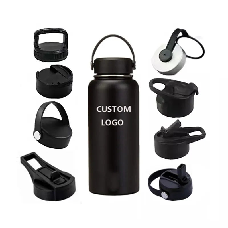 Stainless Steel Double Wall Vacuum Insulated Thermos - Wide Mouth, Sports Bottle, 500ml - WBS0027