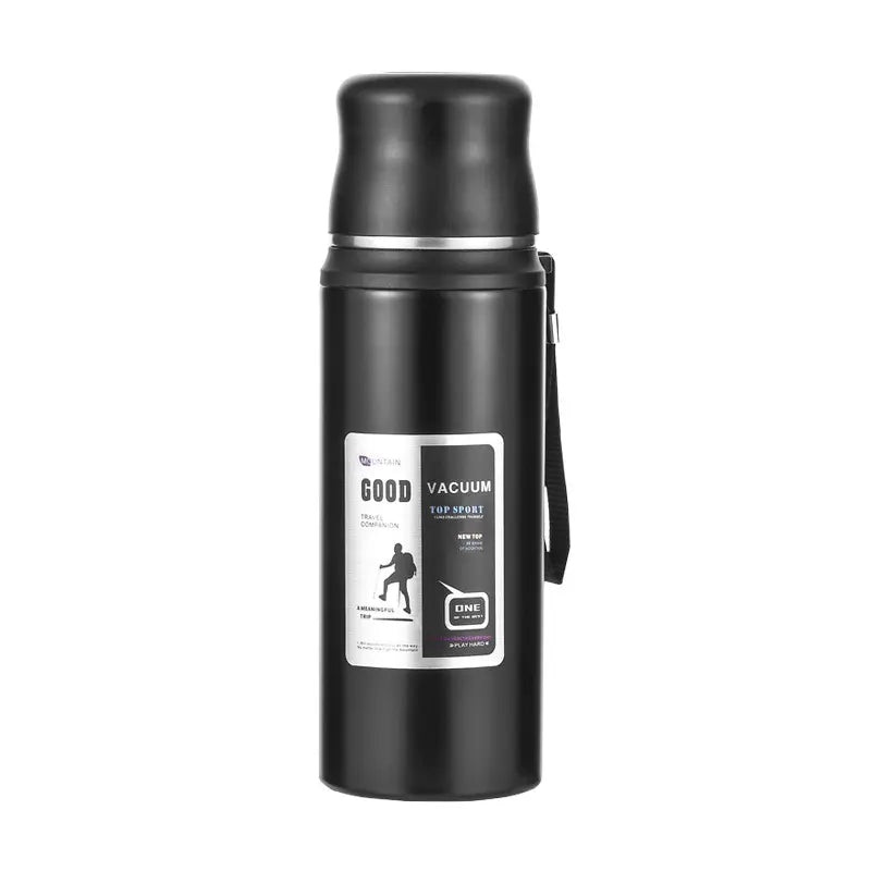 Stainless Steel Thermal Vacuum Insulated Flask - Ideal for Hiking and Camping, 1000ml (32oz) - WBS0001