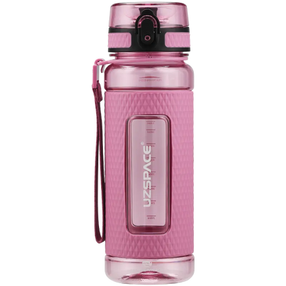 WBP0035 Flip Top Plastic Water Bottle with Strap - 400ml, 520ml, 800ml, 1100ml