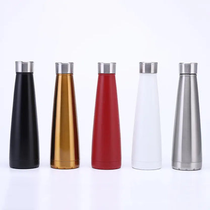 WBS0030 Stainless Steel Cola Shape Vacuum Insulated Bottle for Sports - 500ml