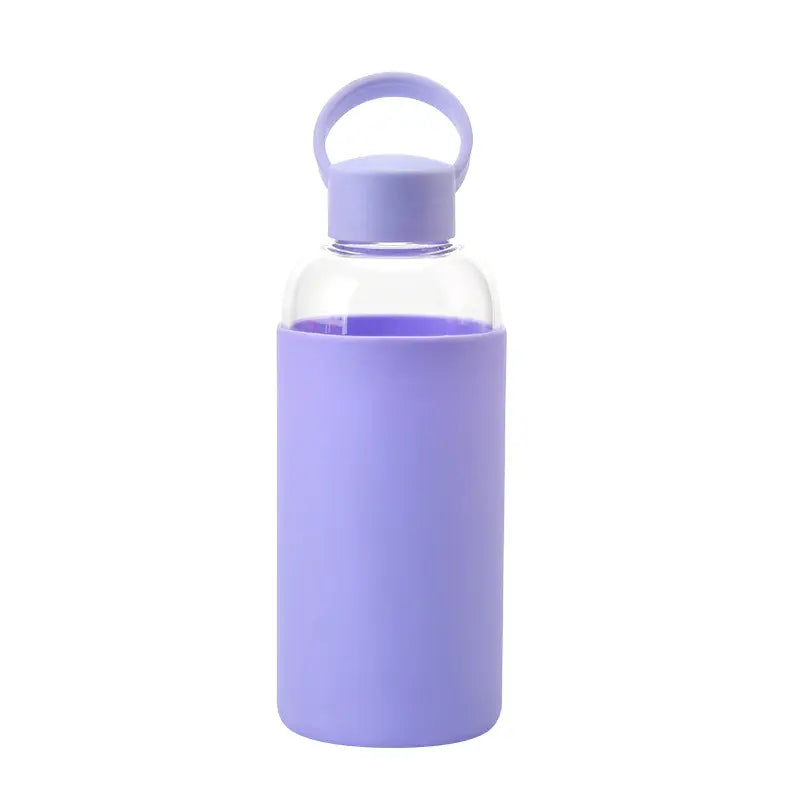 Borosilicate Glass Bottle with Silicone Sleeve, 700ml - WBG0001