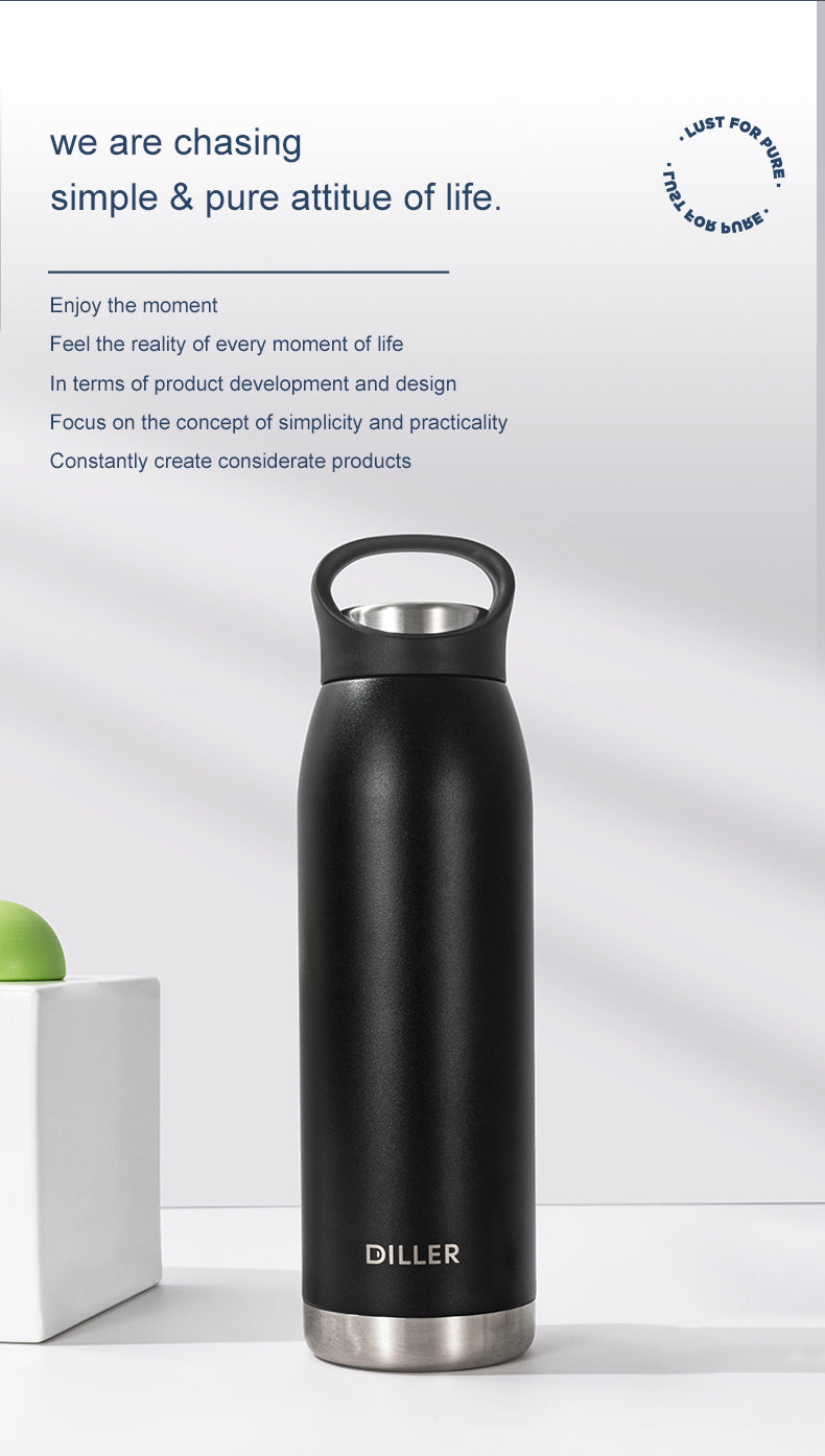 Stainless Steel Double Wall Thermal Flask Thermos, 700ml - WBS0011