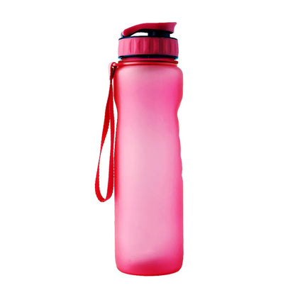 Tritan Plastic Bottle with Wide Mouth and 1-Click Open Lid with Rope, 1L (32oz) - WBP0011