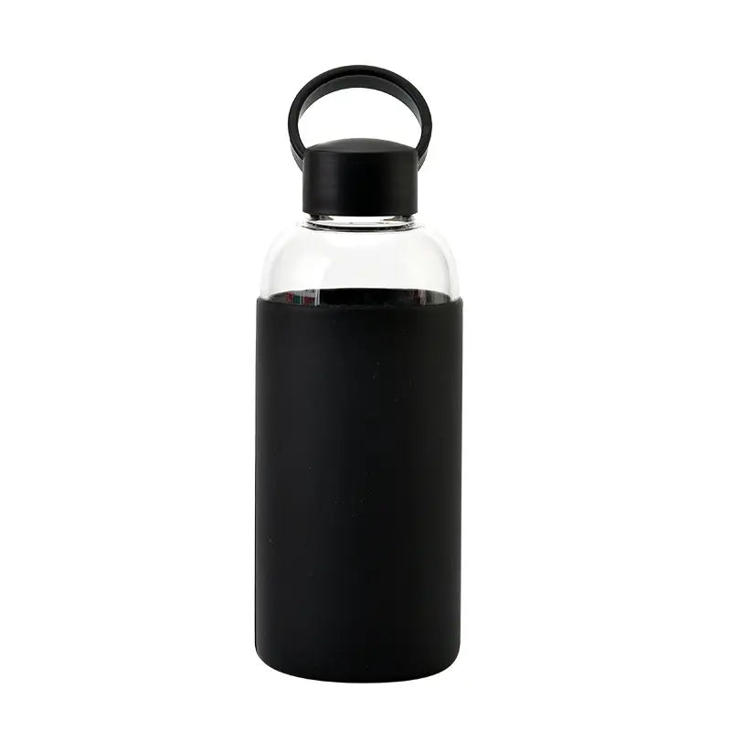 Borosilicate Glass Bottle with Silicone Sleeve, 700ml - WBG0001