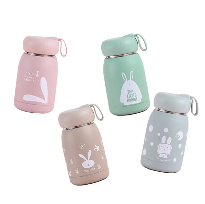 Stainless Steel Kawaii Bottle for Kids, 320ml - WBS0034