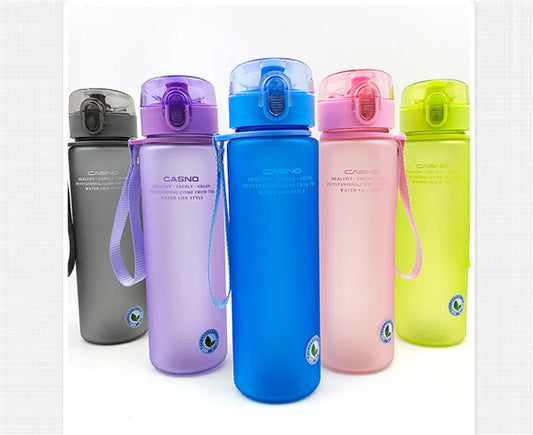 WBP0053 Leakproof and Portable Frosted Plastic Water Bottle - 560ml