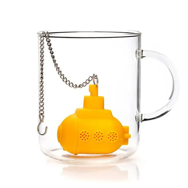 Creative Submarine Tea Infusers Food Grade Silicone Tea Brewer Tea Brewer Tea Bubble Tea Bag Tea Leaker Teaware Accessories