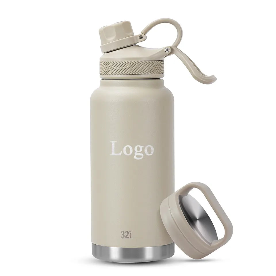 WBS0004 Stainless Steel Vacuum Insulated Flask Thermos - 12oz, 18oz, 24oz, 1L (32oz), 40oz, and 64oz sizes. Best Seller.