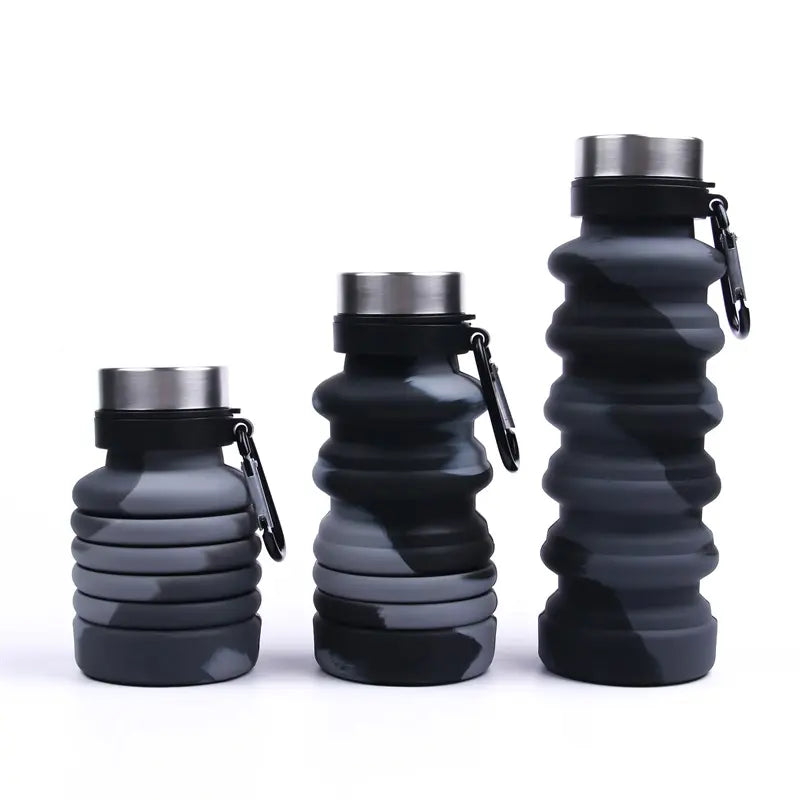 WBI0005 Collapsible Silicone Water Bottle for Sports - 500ml