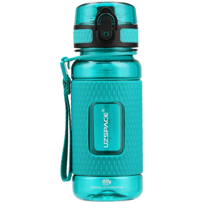 WBP0035 Flip Top Plastic Water Bottle with Strap - 400ml, 520ml, 800ml, 1100ml