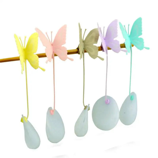 5Pcs Butterfly Shape Silicone Tea Strainer - MTI0003