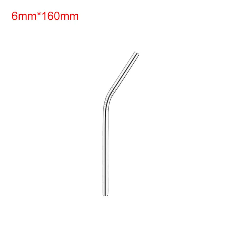 RSS0004 Reusable Stainless Steel Yerba Bubble Tea Drinking Straws with Spoon