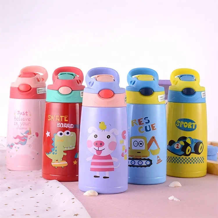 Stainless Steel Vacuum Insulated Flask for Children, 400ml - WBS0033