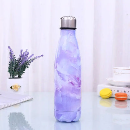 WBS0006 Stainless Steel Cola Shape Vacuum Insulated Flask - 1L (32oz), Perfect for Sports and Outdoor Activities.