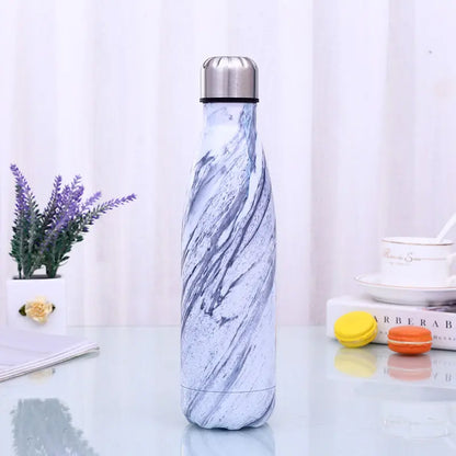 WBS0006 Stainless Steel Cola Shape Vacuum Insulated Flask - 1L (32oz), Perfect for Sports and Outdoor Activities.