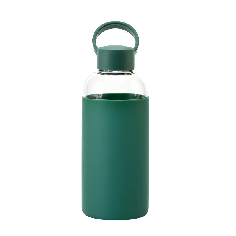 Borosilicate Glass Bottle with Silicone Sleeve, 700ml - WBG0001