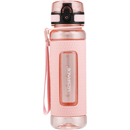 WBP0035 Flip Top Plastic Water Bottle with Strap - 400ml, 520ml, 800ml, 1100ml