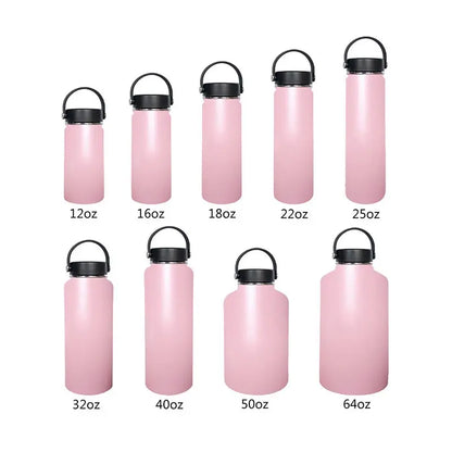 WBS0014 Stainless Steel Water Bottle - Perfect for Sports, Students, Business Gifts - Available in 12oz, 16oz, 18oz, 22oz, 25oz, 1L (32oz), and 40oz sizes
