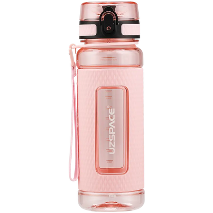 WBP0035 Flip Top Plastic Water Bottle with Strap - 400ml, 520ml, 800ml, 1100ml