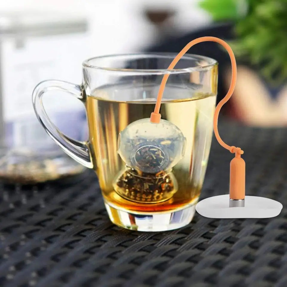 Creative Diver Tea Strainers Useful Mesh Tea Infuser Leaf Strainer Filter Silicone Teabags Tea Diffuser Tea Bag Kitchen Tools