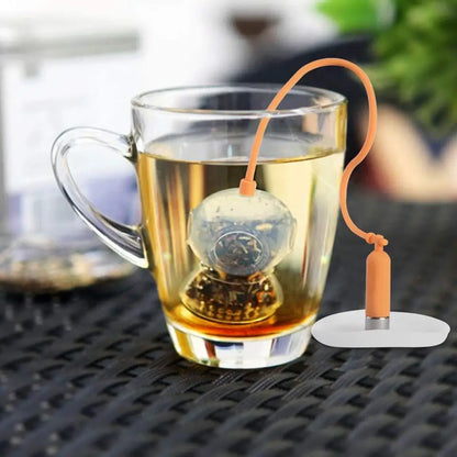 Creative Diver Tea Strainers Useful Mesh Tea Infuser Leaf Strainer Filter Silicone Teabags Tea Diffuser Tea Bag Kitchen Tools