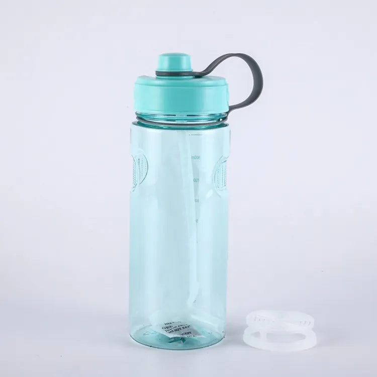 Motivational Plastic Bottle with Straw for Sports Gym, 1L (32oz) - WBP0015