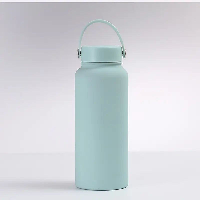 Stainless Steel Vacuum Insulated Flask Thermos with Handle Lid - 1L (32oz) - WBS0005