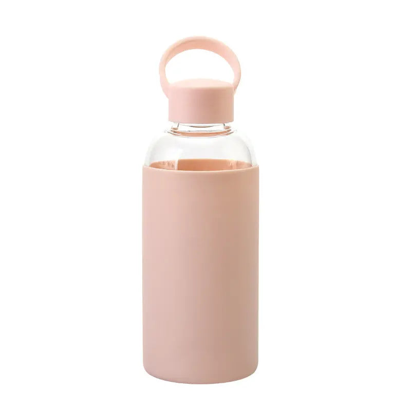 Borosilicate Glass Bottle with Silicone Sleeve, 700ml - WBG0001