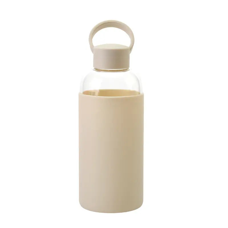 Borosilicate Glass Bottle with Silicone Sleeve, 700ml - WBG0001