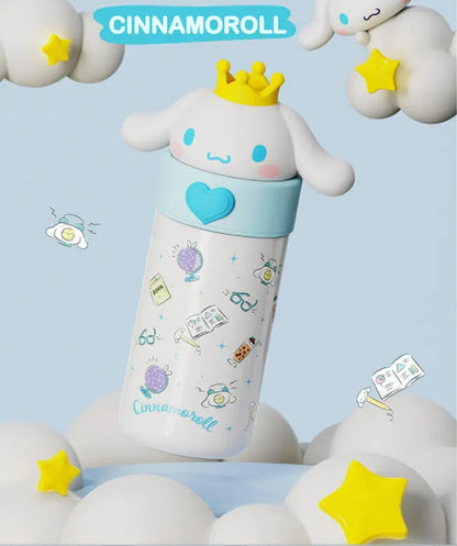 WBS0026 HELLO KITTY Stainless Steel Double Wall Vacuum Bottle Thermos for Kids - 500ml