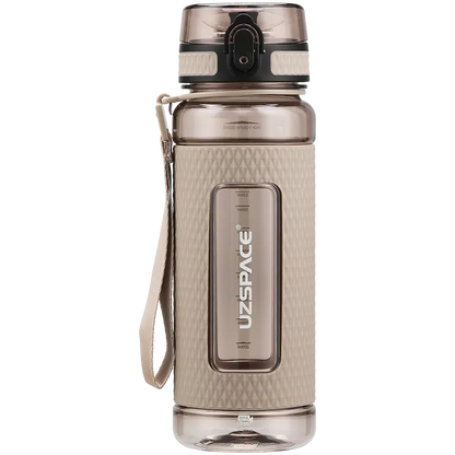 WBP0035 Flip Top Plastic Water Bottle with Strap - 400ml, 520ml, 800ml, 1100ml