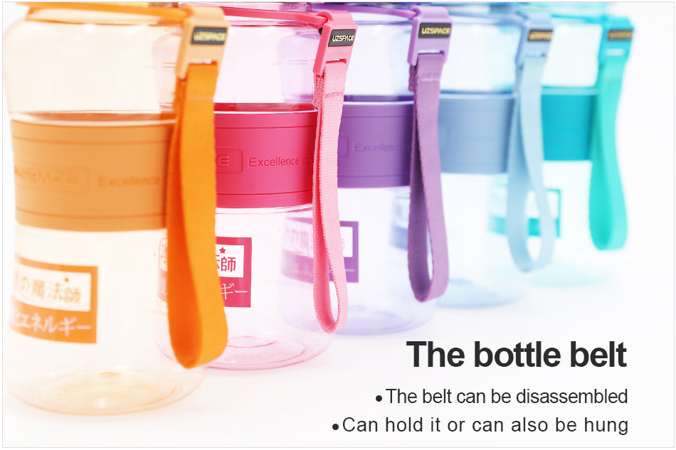WBP0045 UZSPACE Sports Tritan Water Bottle with Strap - 300ml