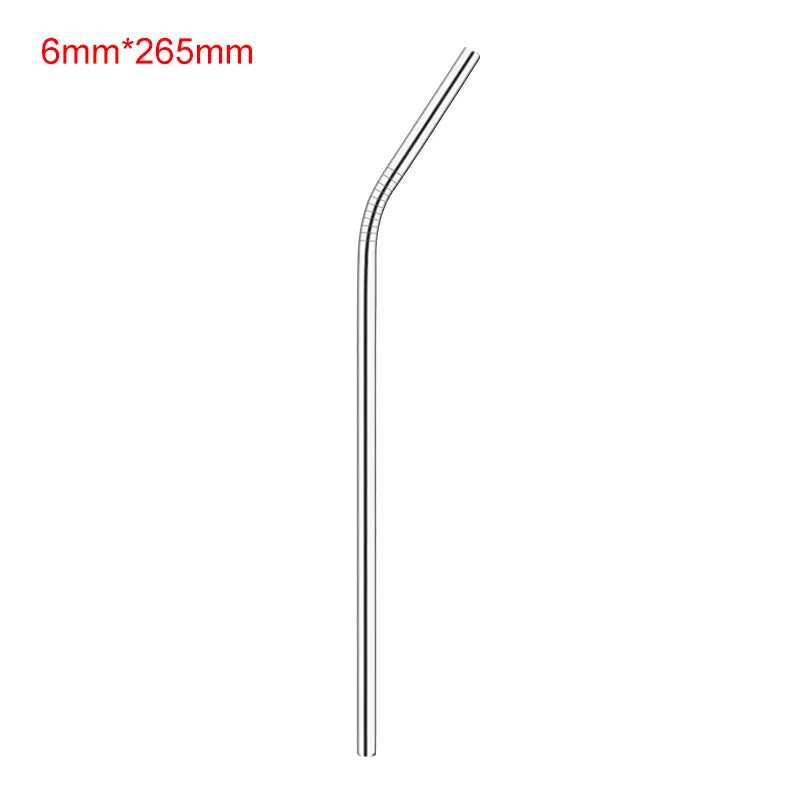 RSS0004 Reusable Stainless Steel Yerba Bubble Tea Drinking Straws with Spoon