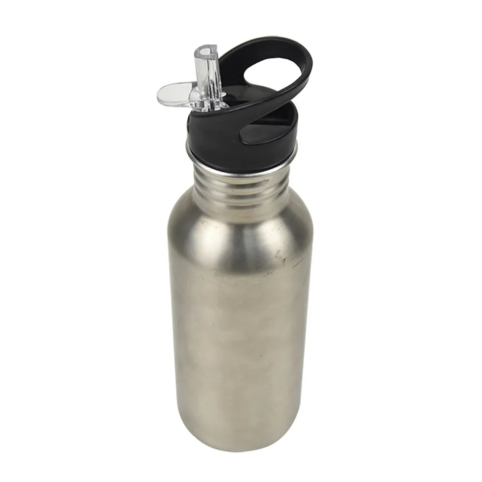 Stainless Steel Double Wall Vacuum Flask - Portable Travel Bottle with Straw and Handle, 750ml - WBS0028