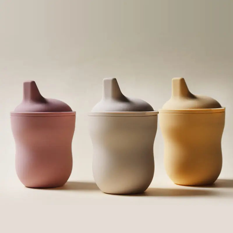 Collapsible Silicone Baby Feeding Training Cup - TSC0001