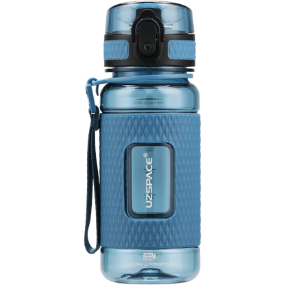 WBP0035 Flip Top Plastic Water Bottle with Strap - 400ml, 520ml, 800ml, 1100ml