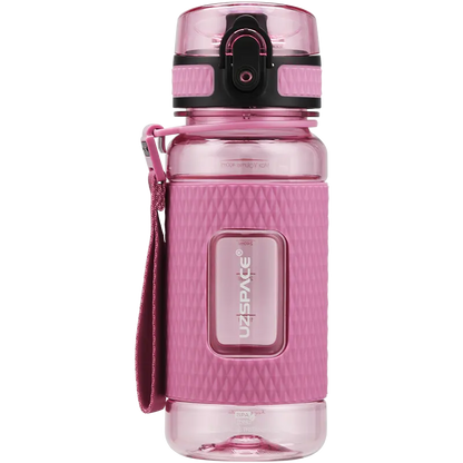 WBP0035 Flip Top Plastic Water Bottle with Strap - 400ml, 520ml, 800ml, 1100ml