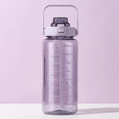 Motivational Large Plastic Bottle for Gym or Camping, 2.2L - WBP0003