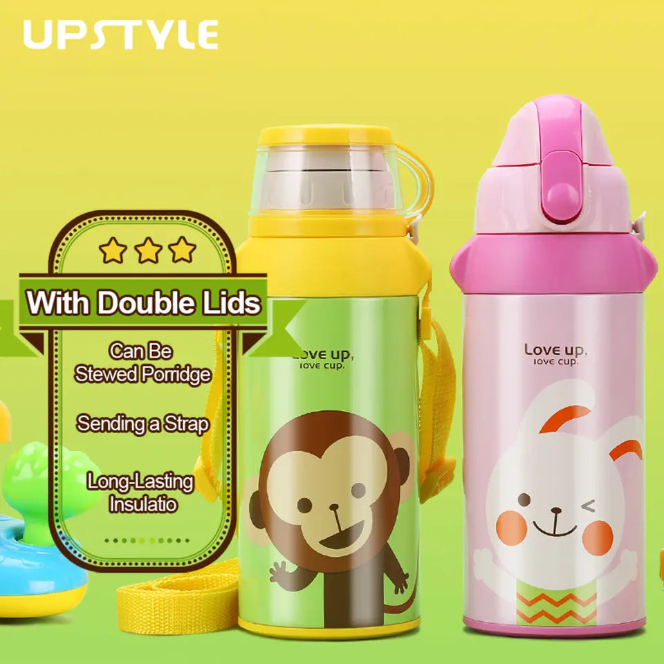 Stainless Steel Vacuum Thermos - Portable for kids, 580ml - WBS0039